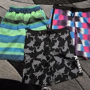 Hurley Kids' Multicolor Board Shorts Set